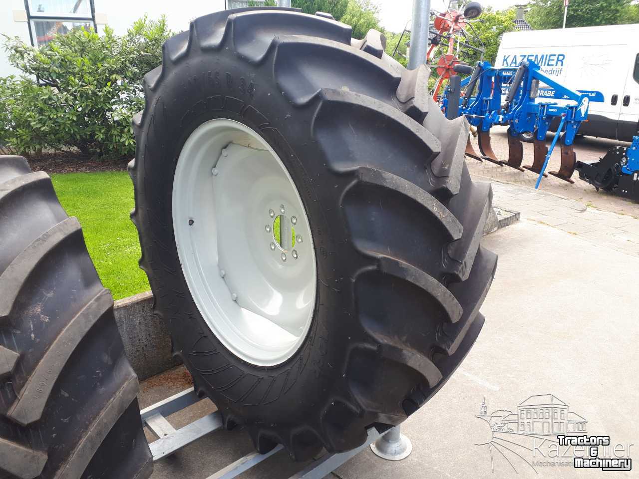 Roues, Pneus, Jantes, Barillets Jumelage Mitas 480/6524 en 600/65R34