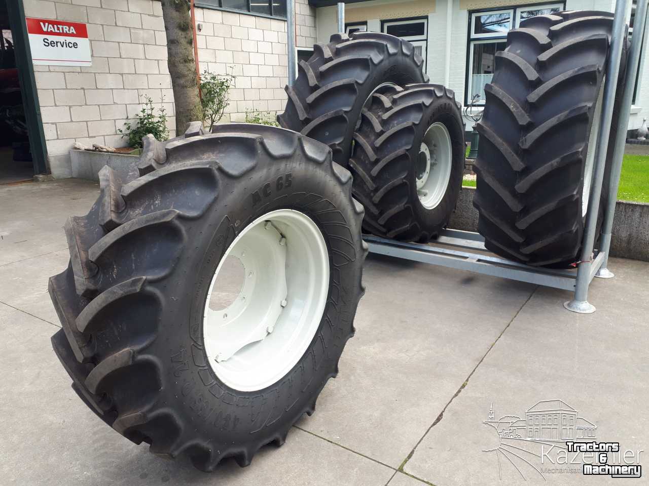 Roues, Pneus, Jantes, Barillets Jumelage Mitas 480/6524 en 600/65R34