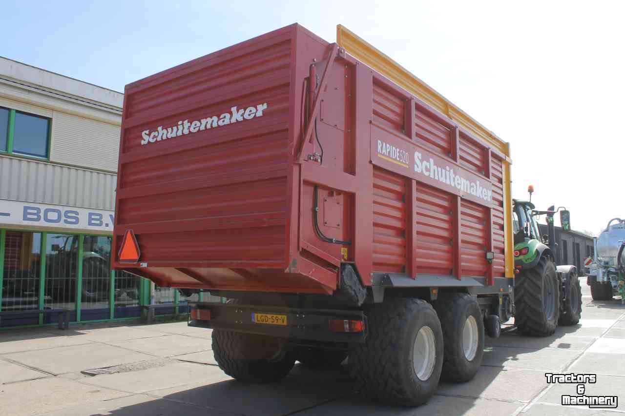 Autochargeuse Schuitemaker Rapide 520S 22.5 opraapwagen ladewagen dubbeldoelwagen silagewagen