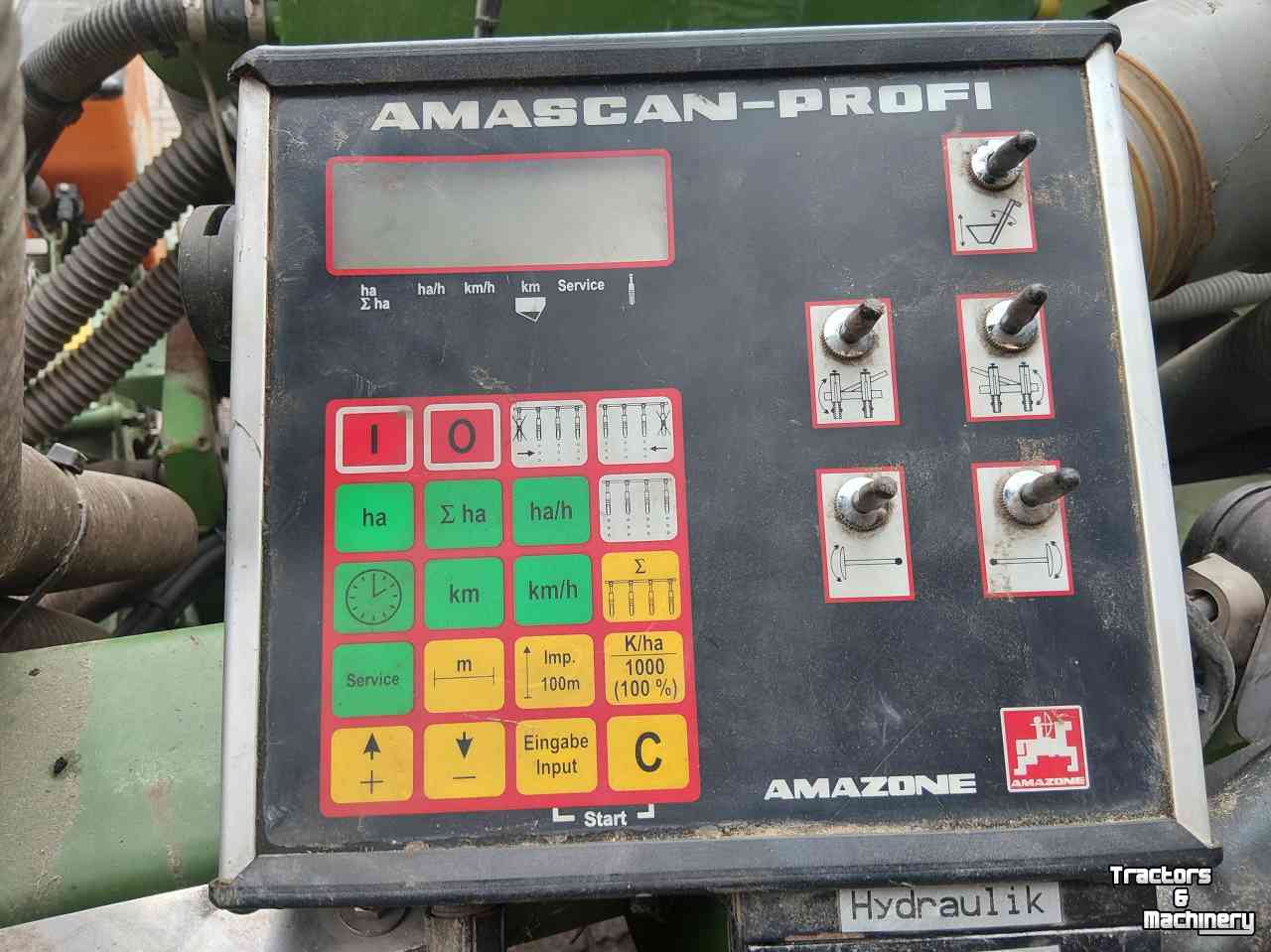 Semoir Amazone ED 601 Maiszaaimachine schijfkouters