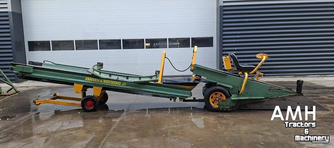 Repreneur de tas Jansen en Heuning I001  Jansen&amp;Heuning Opschepmachine, Pickup Conveyor, Aufnahmeförderband