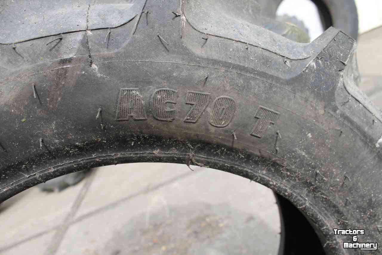 Roues, Pneus, Jantes, Barillets Jumelage Mitas 200/70R16 AC70T trekkerband voorband tractorprofiel