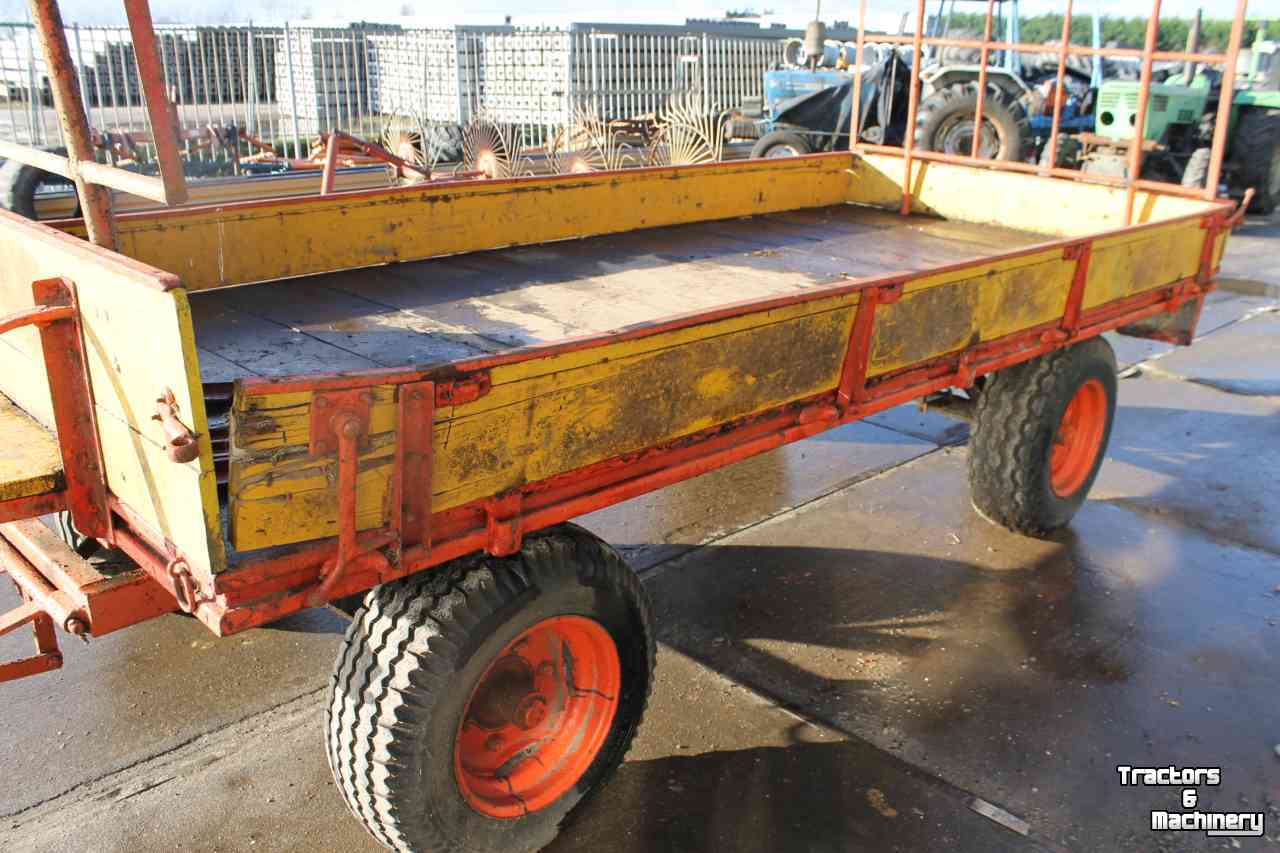 Remorque Miedema Landbouwwagen balenwagen schamelwagen aanhanger aanhangwagen