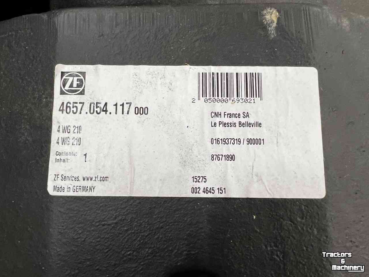 Chargeuse sur pneus Case Complete Powershift versnellingsbak ZF voor Case CE 821E, 921E  New Holland W190B, W190BLR, W190B E.I.