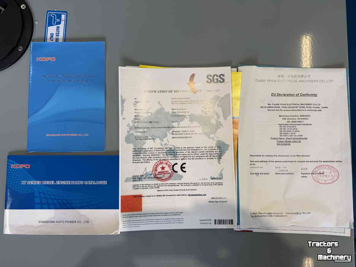 Groupes électrogènes  Ashita 110 KVA
