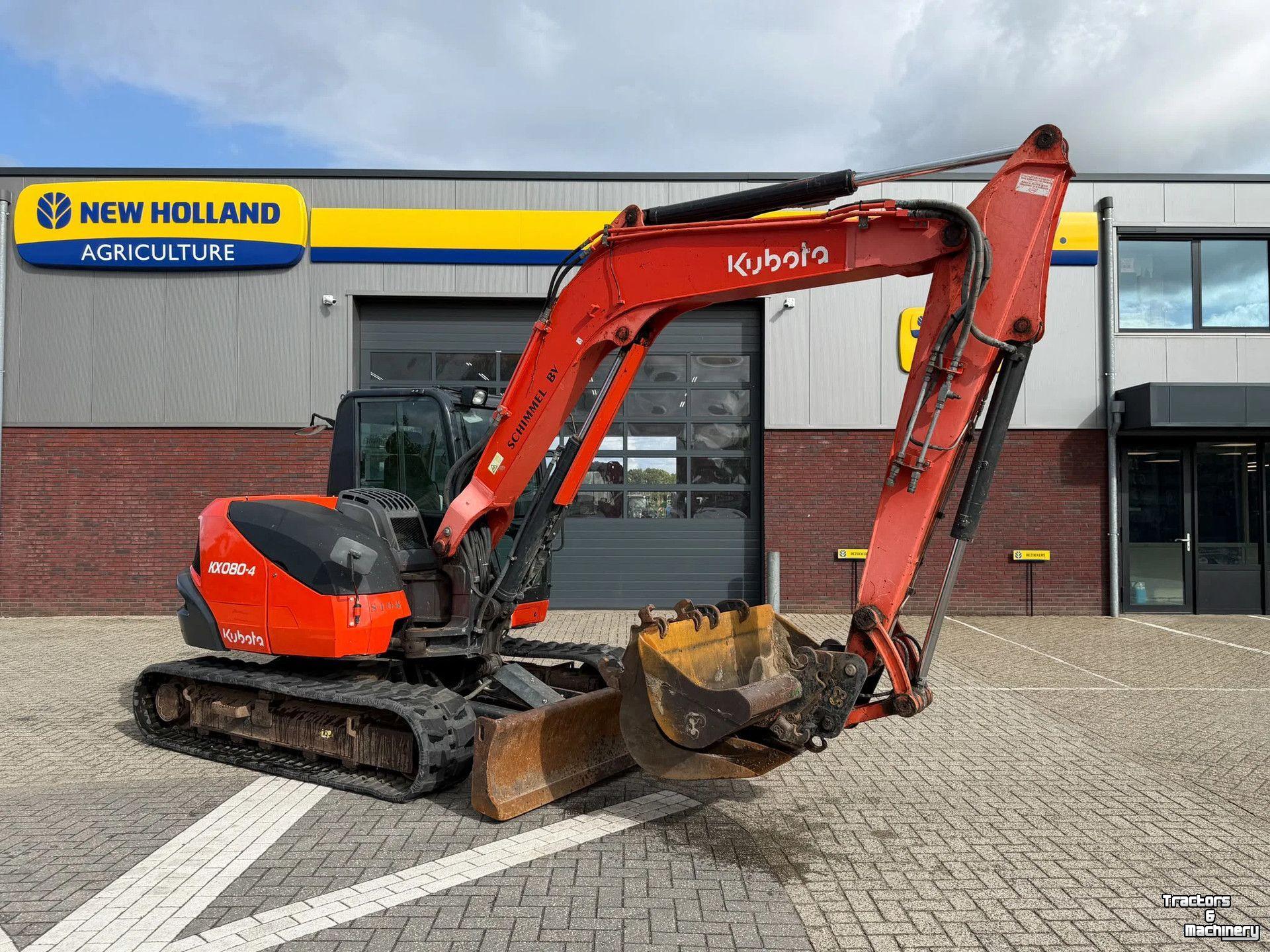 Pelleteuse Kubota KX080-4