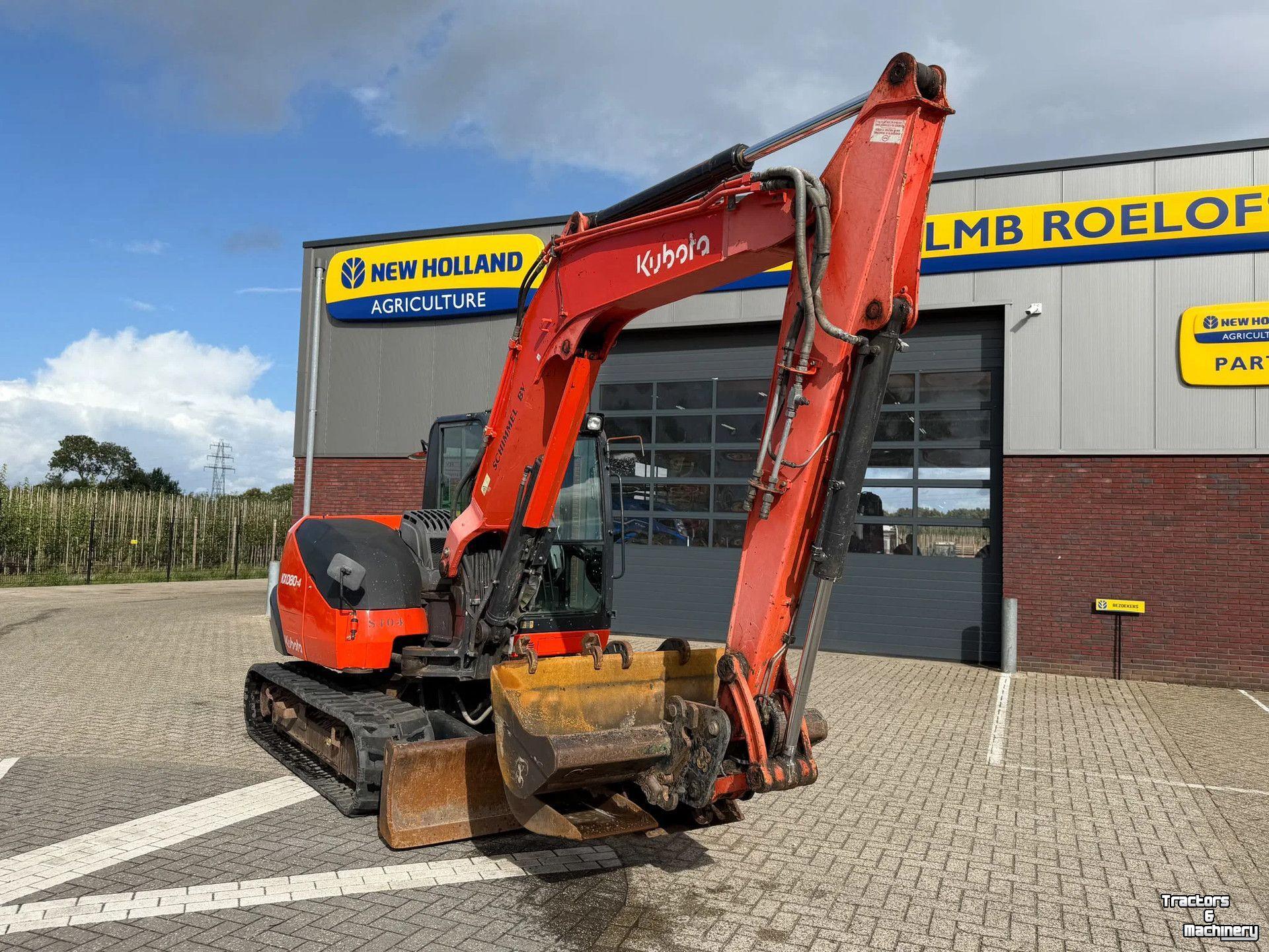 Pelleteuse Kubota KX080-4