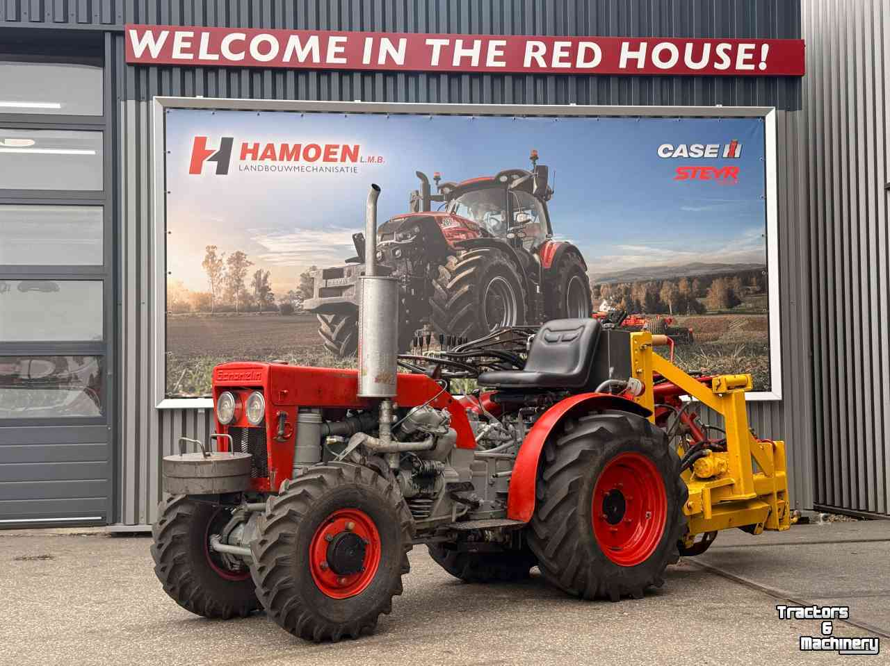 Tracteur pour vignes et vergers Schanzlin 300A met kluitrooier
