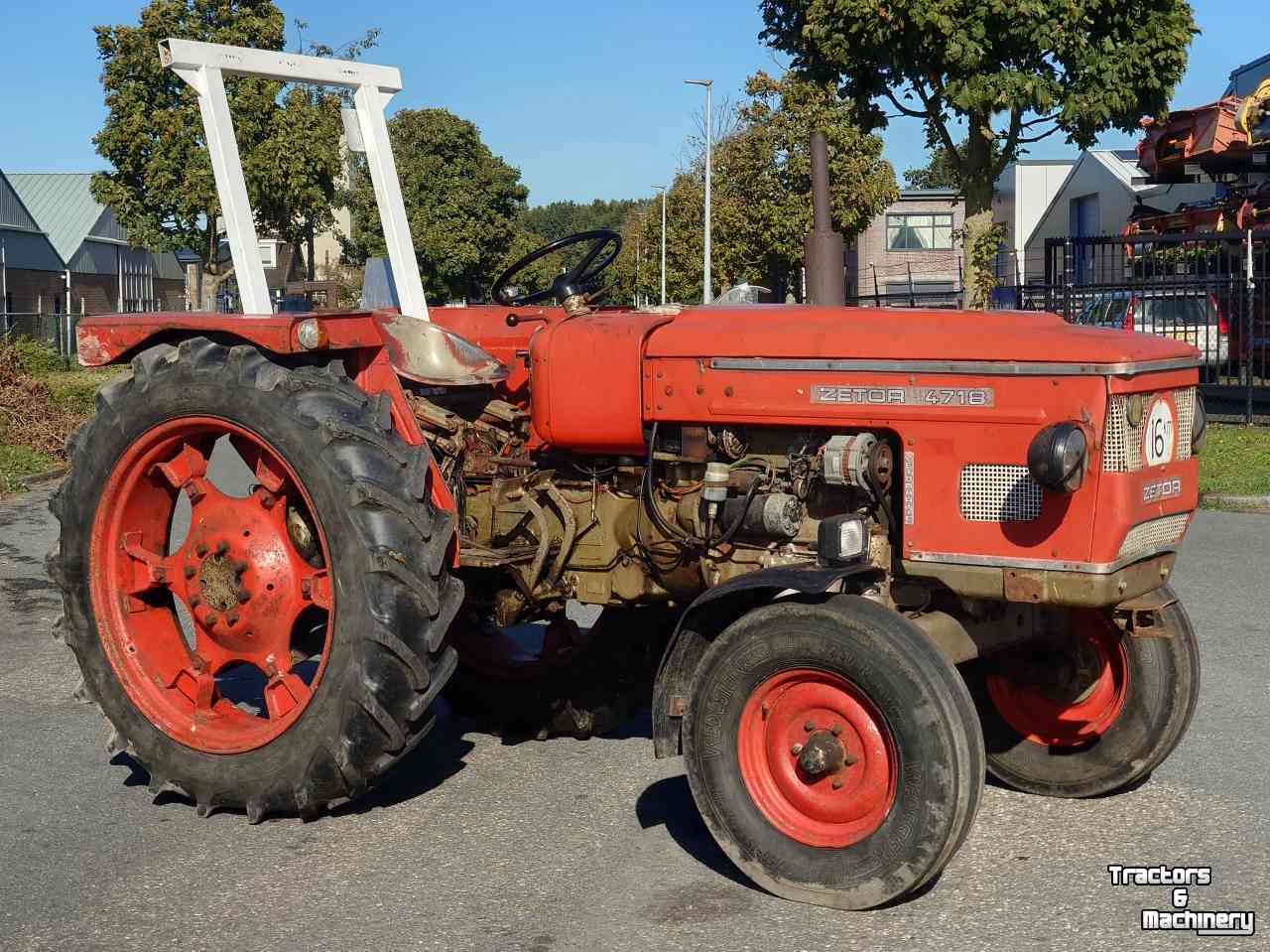 Tracteur pour horticulture Zetor 4712 / 4718 NL Kenteken