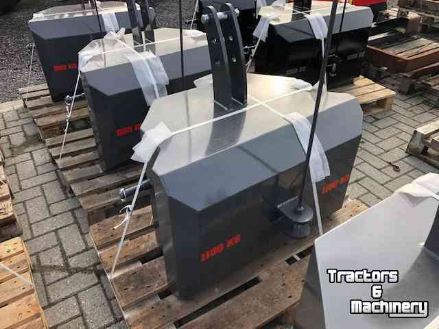 Poids frontaux  1150 kg gewicht staal frontgewicht frontblok