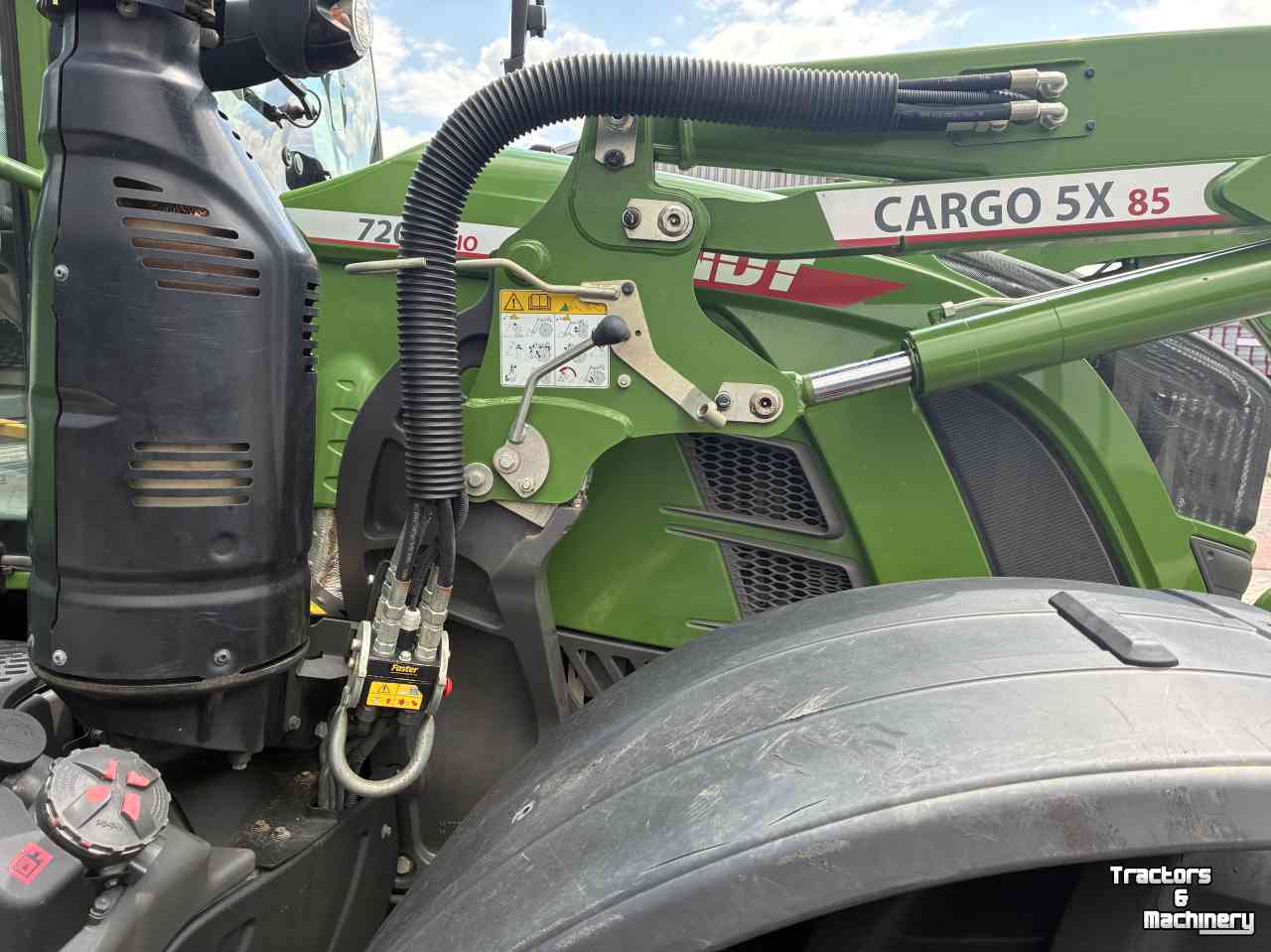Tracteur Fendt 720 Gen6 Power met Cargo 5X85