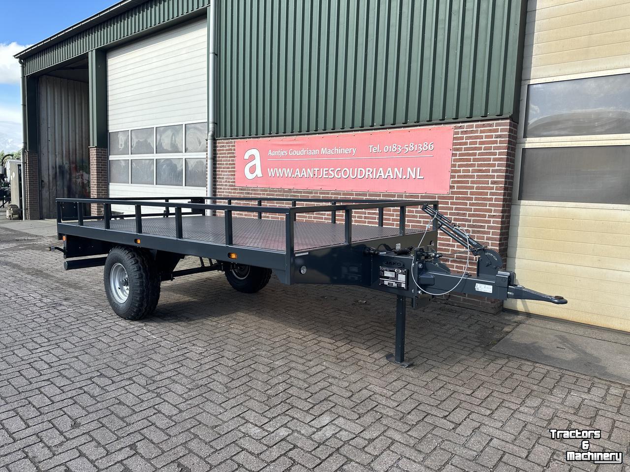Remorque AGM Bakkenwagen voor achter een kraan/shovel