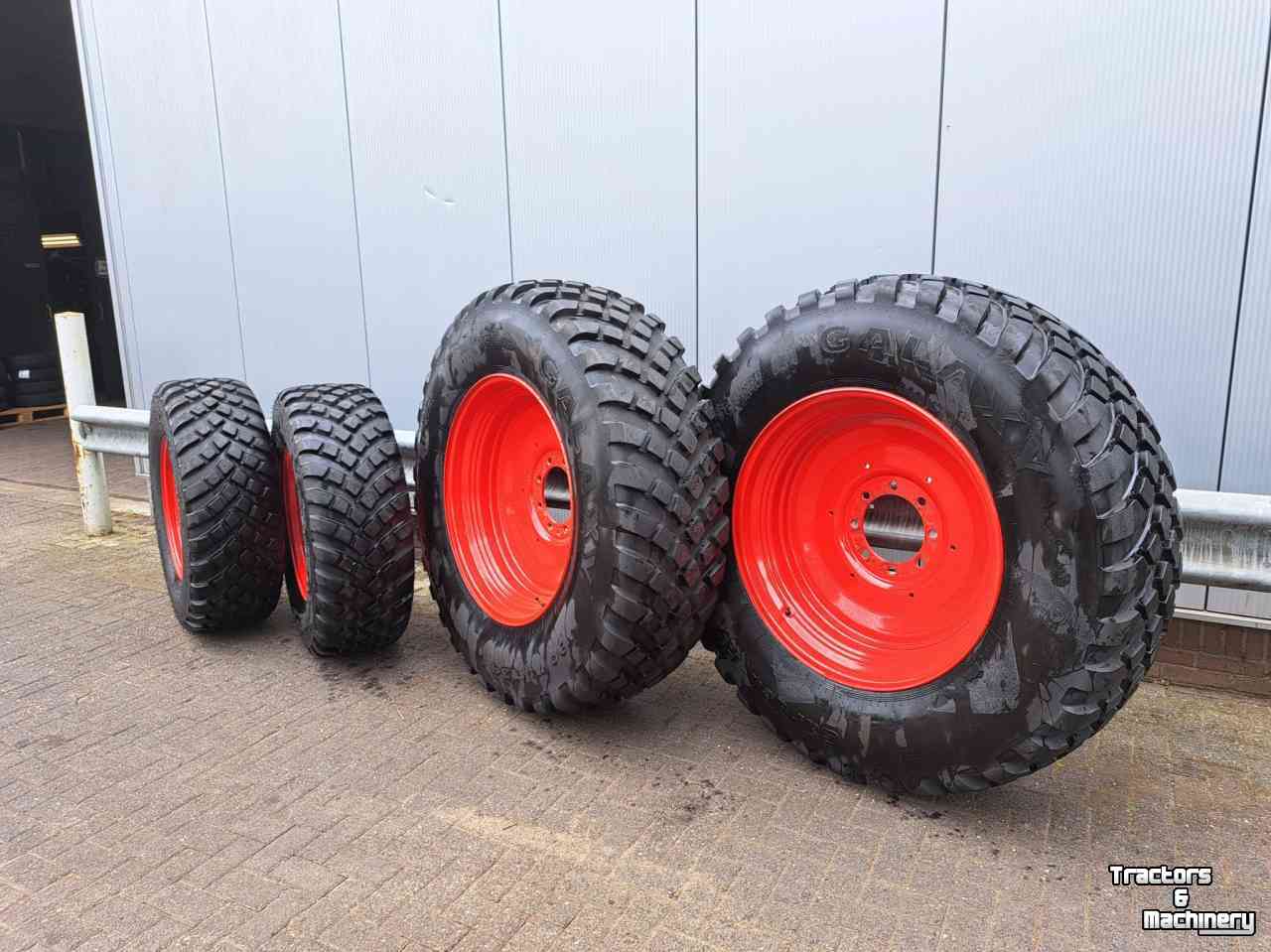 Roues, Pneus, Jantes, Barillets Jumelage Galaxy 480/70R34 + 380/70R24