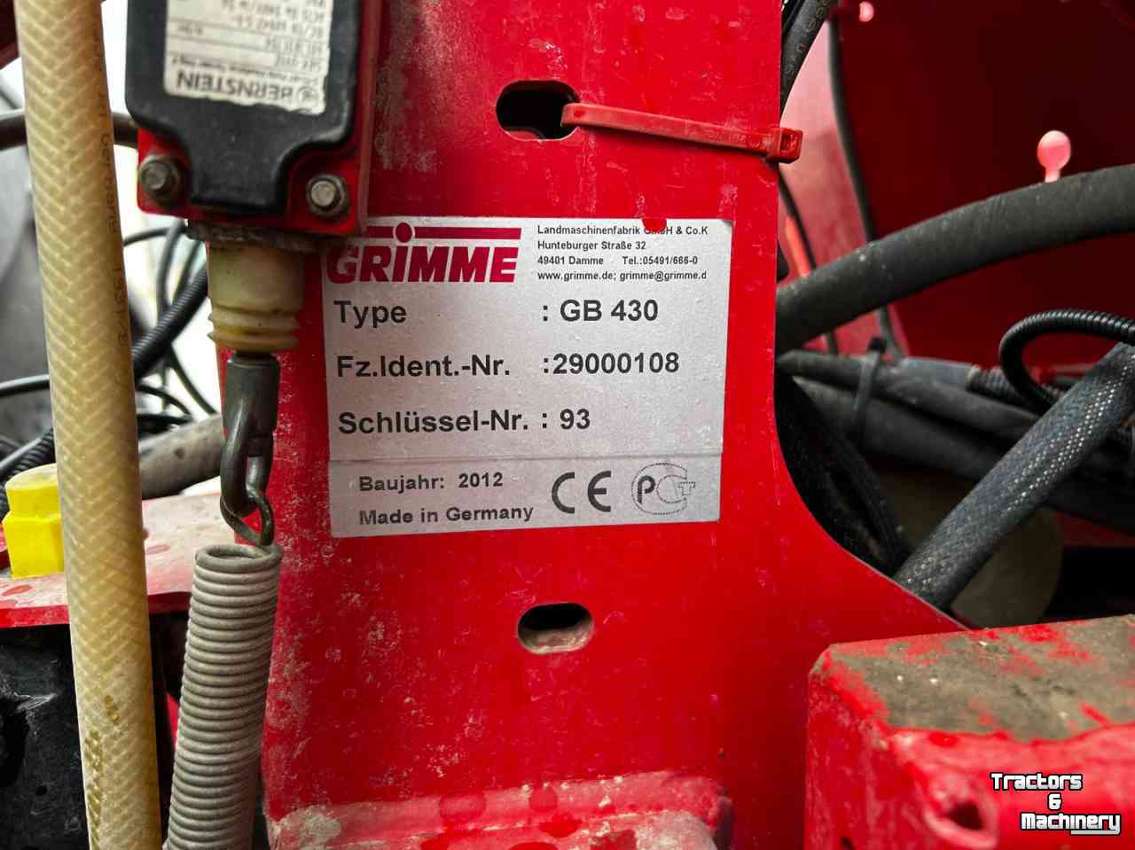 Planteuse de pommes de terre Grimme GB 430