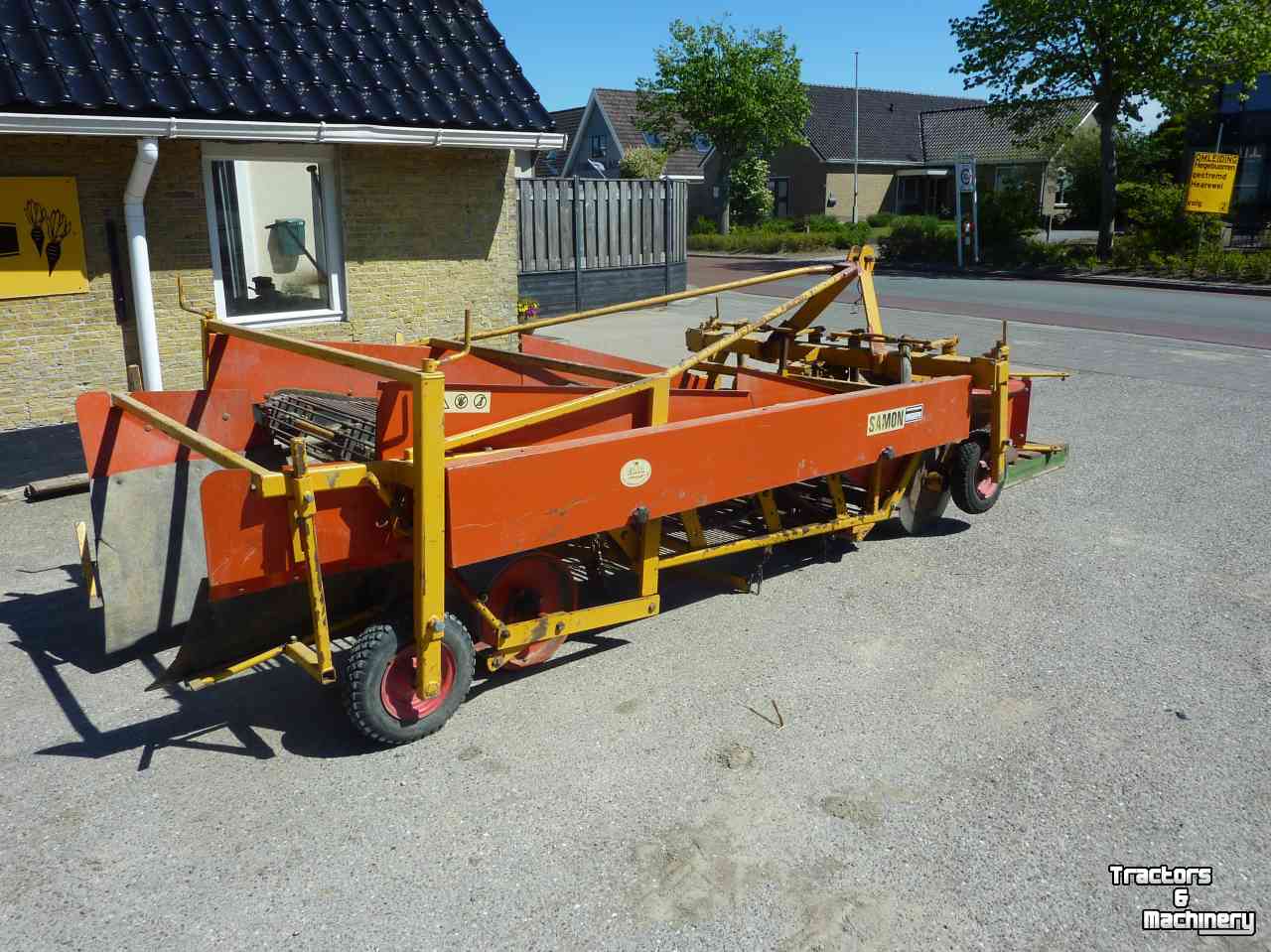 Arracheuse de pommes de terre Samon 2 rij dubbele mat
