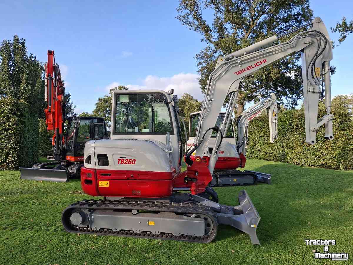 Mini pelleteuse Takeuchi TB260, midikraan, BJ2026, Nieuw!