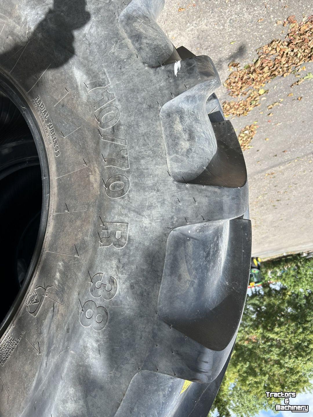 Roues, Pneus, Jantes, Barillets Jumelage Vredestein 710/70R38 EN 600/65R28 wielen