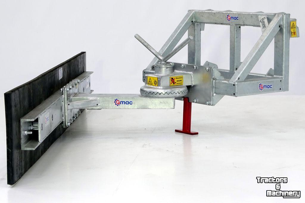 Rabot caoutchouc Qmac 240 MECH SCHUIN SCHAFFER BORD