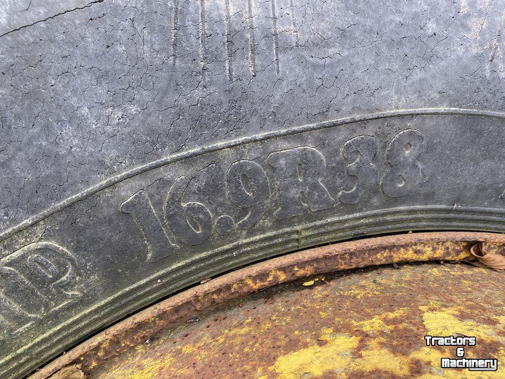 Roues, Pneus, Jantes, Barillets Jumelage John Deere Set dubbellucht 16,9R38 draaispindel