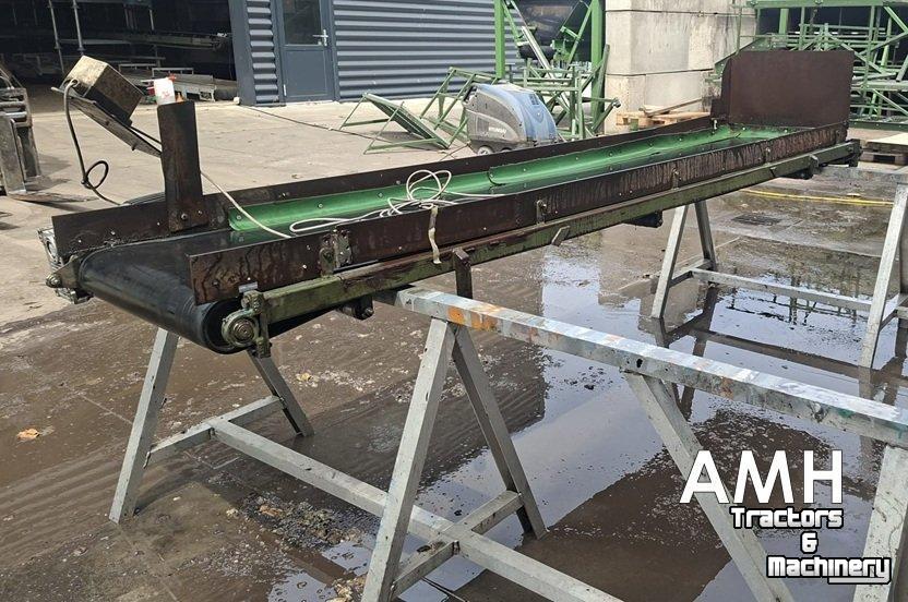 Convoyeur  3400X610 TRANSPORTBAND VLAKKE BAND FLAT BELT CONVEYOR BELT FLACHBAND FÖRDERBAND