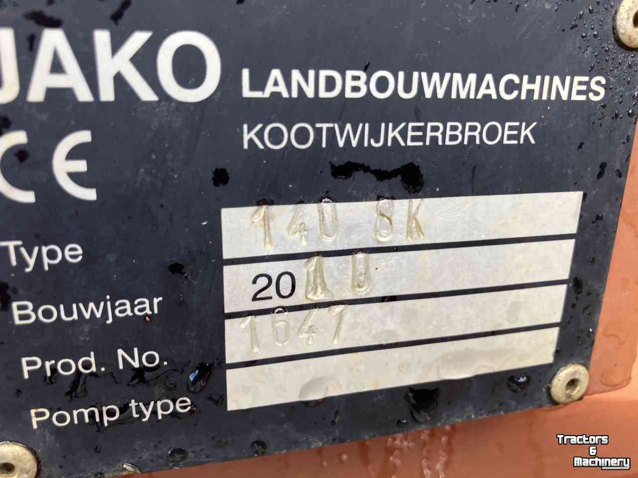 Benne agricole Jako Tiger 140SK