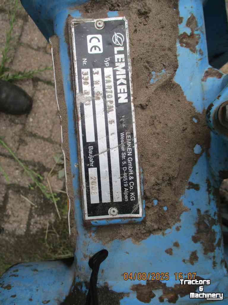 Charrues Lemken variopal 5 met pakker