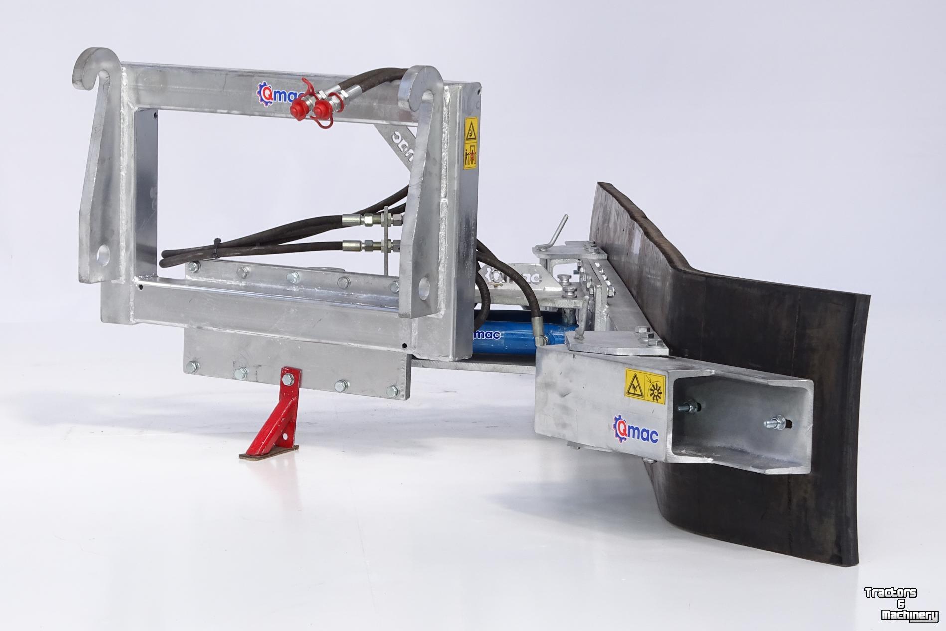 Rabot caoutchouc Qmac Rubberschuif Erfschuif Weidemann Modulo Hydraulisch