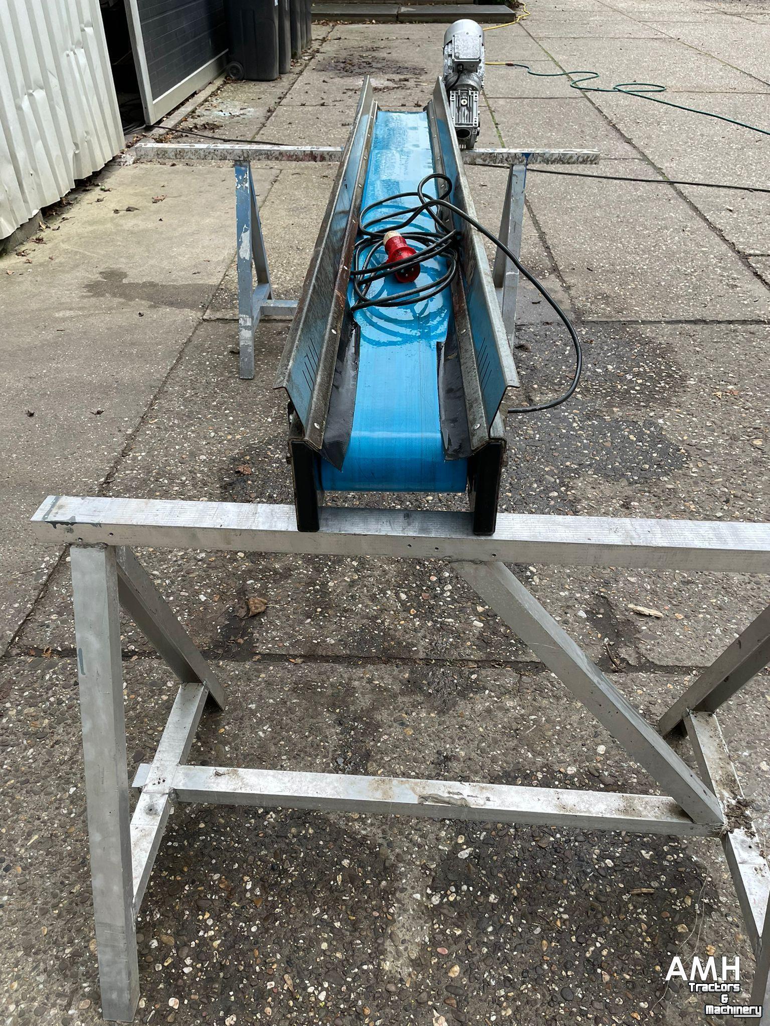 Convoyeur Allround Vlakke band 2400X200 TRANSPORTBAND VLAKKE BAND FLAT BELT CONVEYOR BELT FLACHBAND FÖRDERBAND