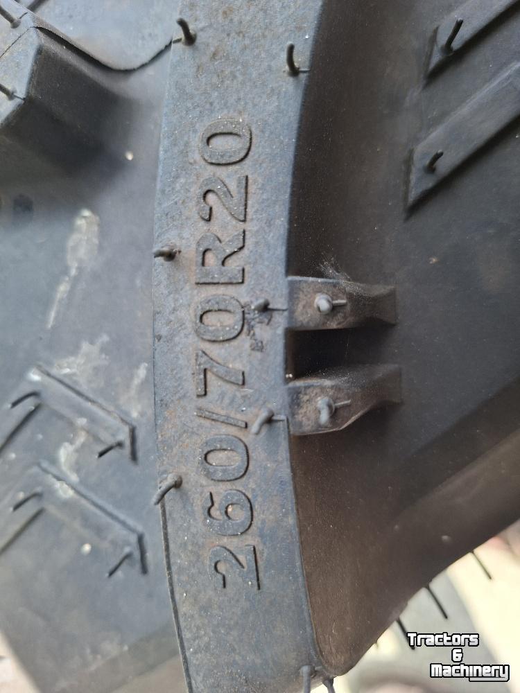 Roues, Pneus, Jantes, Barillets Jumelage Ascenso  BAND 260/70R20[1]