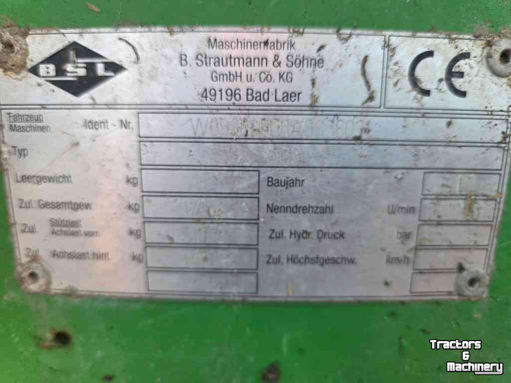 Epandeur de fumier Strautmann VS 1603 Mestverspreider
