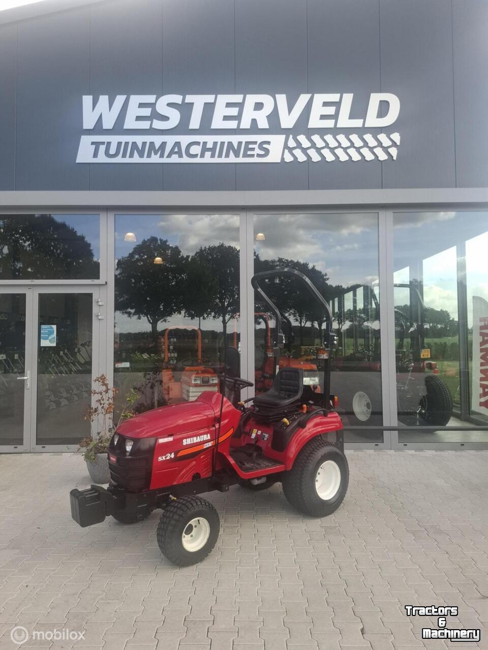Tracteur Shibaura Gebruikte Shibaura SX24 mini tractor 24 pk hst 85 uur!