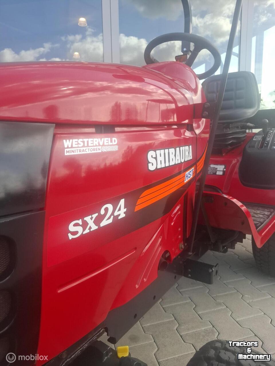Tracteur Shibaura Gebruikte Shibaura SX24 mini tractor 24 pk hst 85 uur!