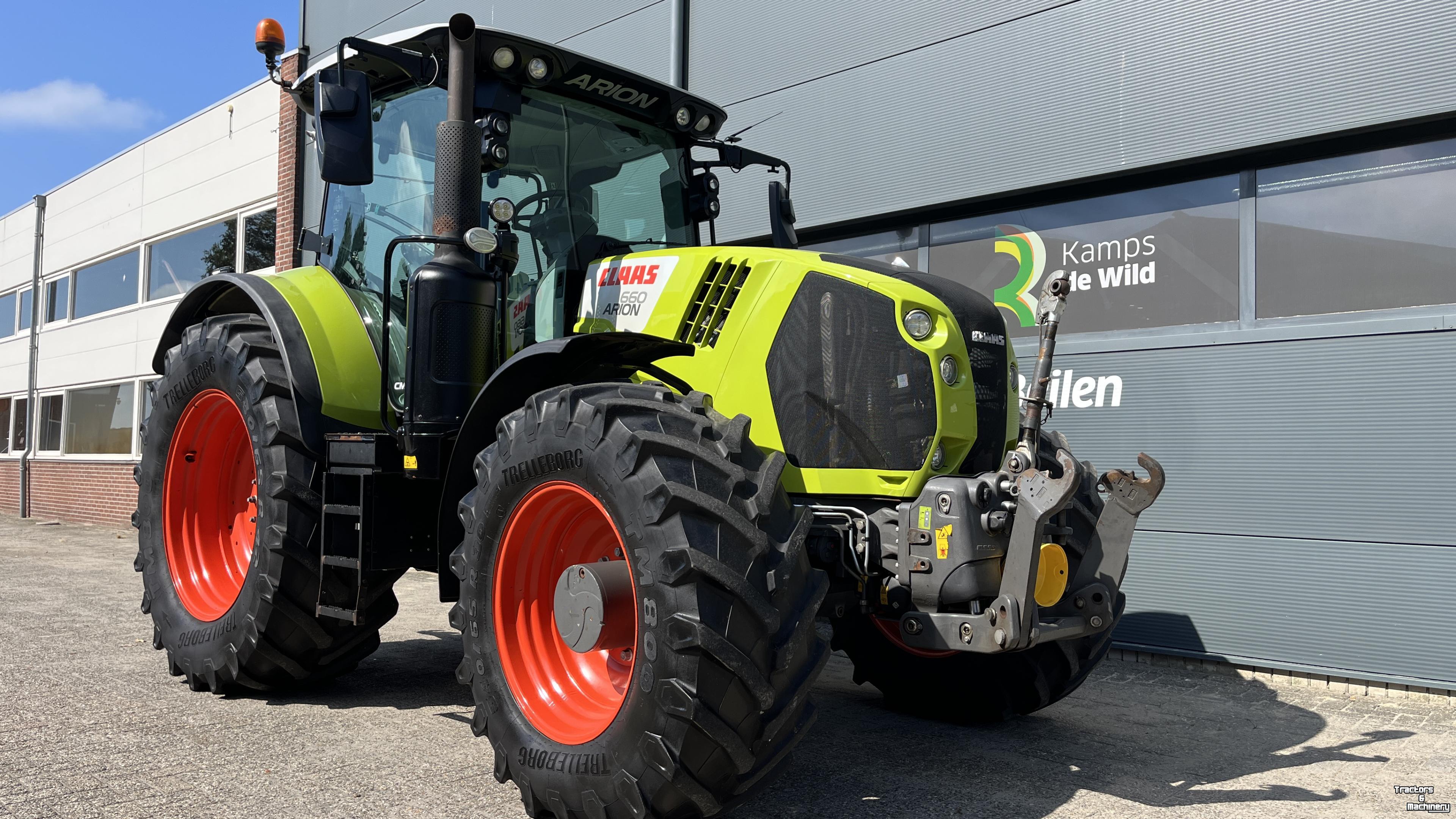 Tracteur Claas ARION 660 St4 CMATIC