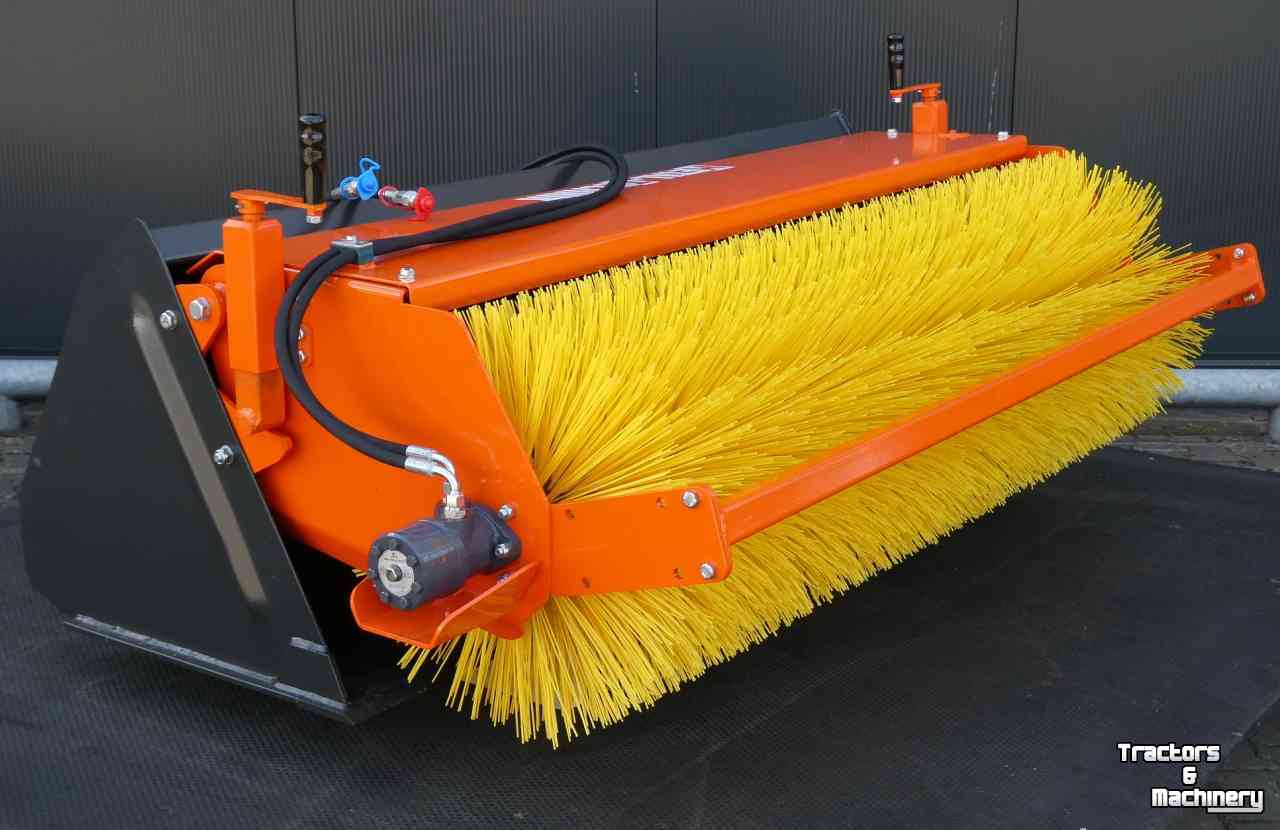 Balayeur Hofstede Bakveegmachine frontlader shovel bak veegmachine compact