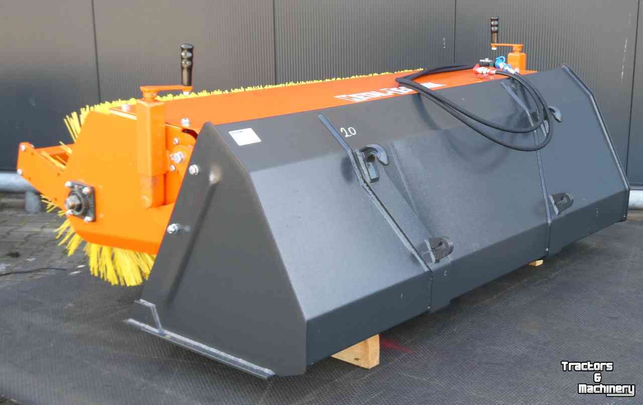 Balayeur Hofstede Bakveegmachine frontlader shovel bak veegmachine compact