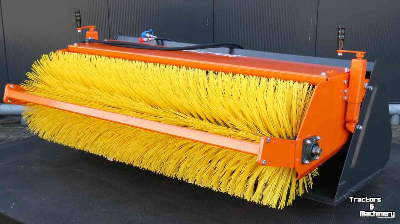 Balayeur Hofstede Bakveegmachine frontlader shovel bak veegmachine compact
