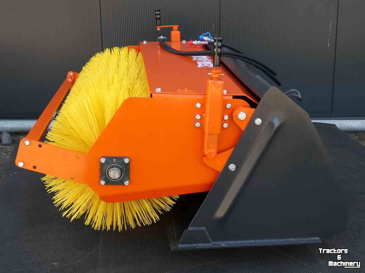 Balayeur Hofstede Bakveegmachine frontlader shovel bak veegmachine compact