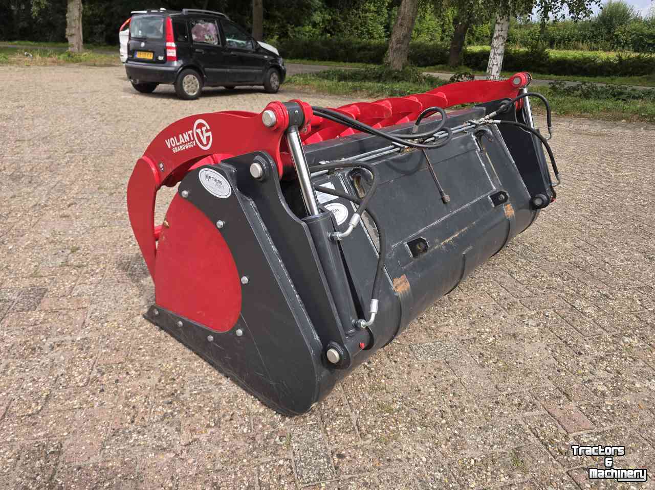 Godet de chargeur frontal  Volant Pelikaanbak 200 cm Euro aansluiting