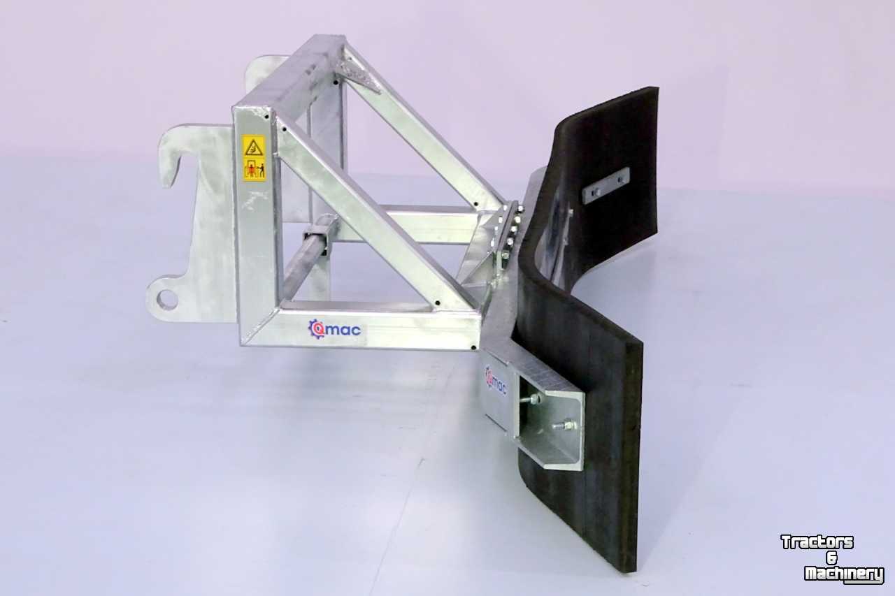 Rabot caoutchouc Qmac Modulo gebouwde schuifbalk met canvas rubber 2.40 mtr aanbouw kramer
