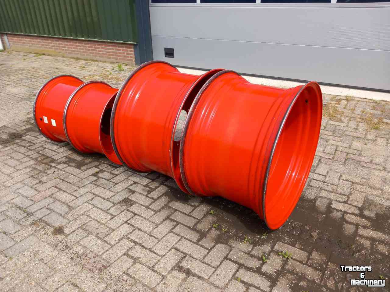 Roues, Pneus, Jantes, Barillets Jumelage Fendt velgen set 18x28 en 23x38