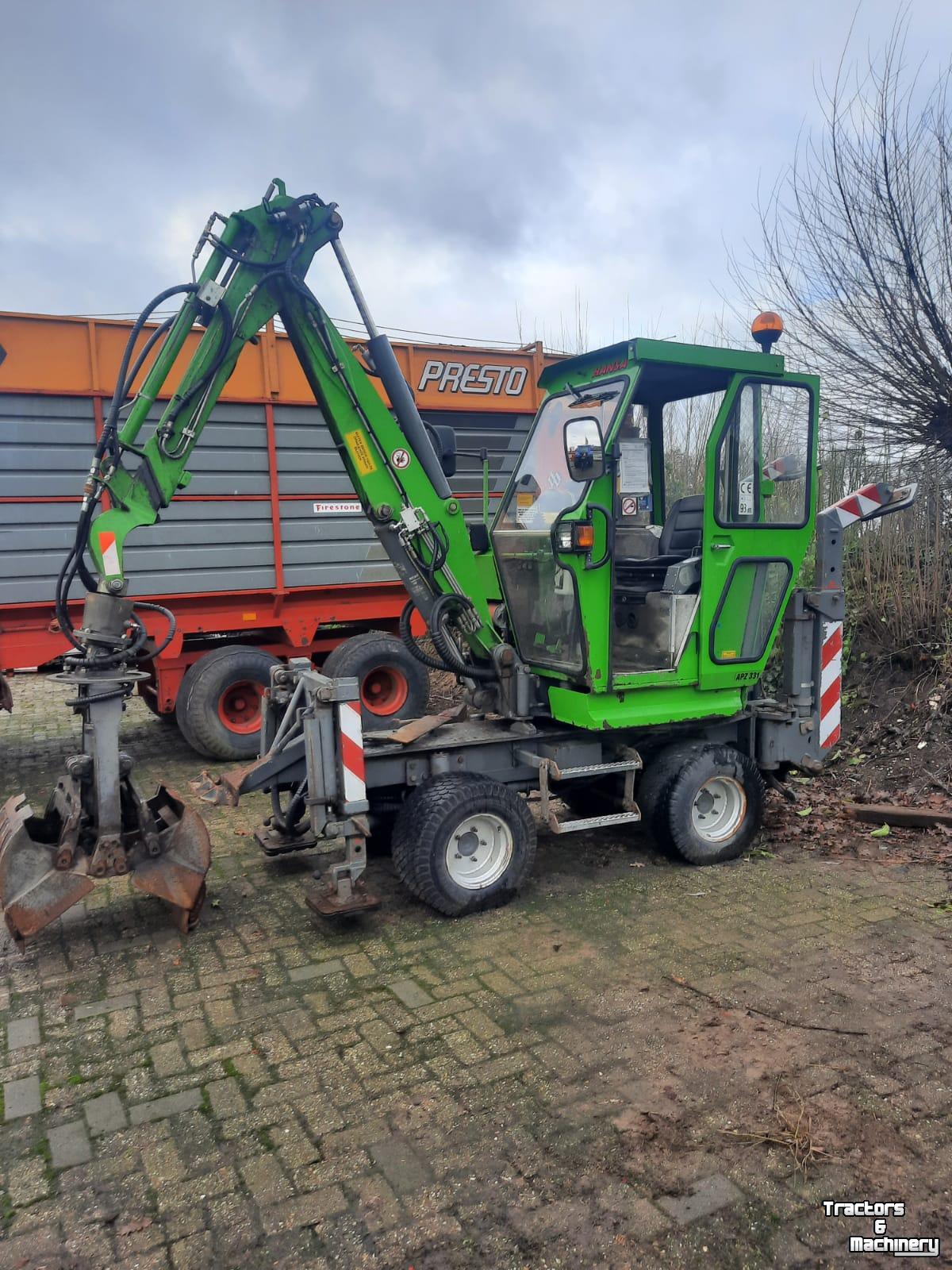 Pelleteuse Hansa APZ331 Kraan