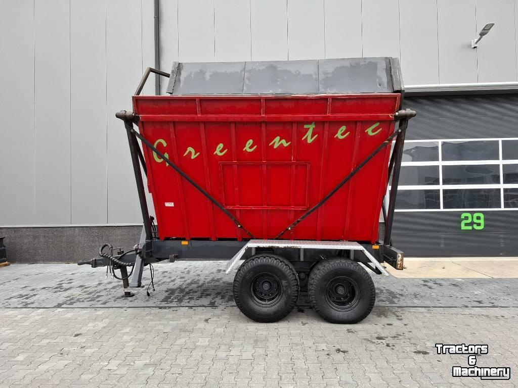 Remorque à copeaux de bois Greentec HK 16/12 Hoogkipper