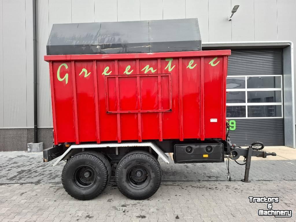 Remorque à copeaux de bois Greentec HK 16/12 Hoogkipper