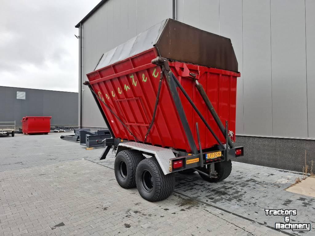 Remorque à copeaux de bois Greentec HK 16/12 Hoogkipper