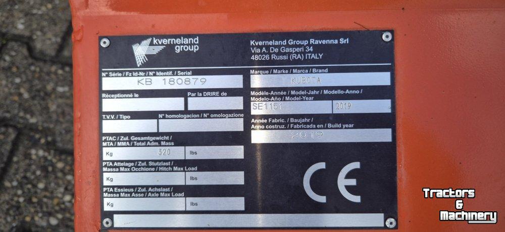 Rotobroyeur Kubota KUBOTA SE1151 KLEPELMAAIER