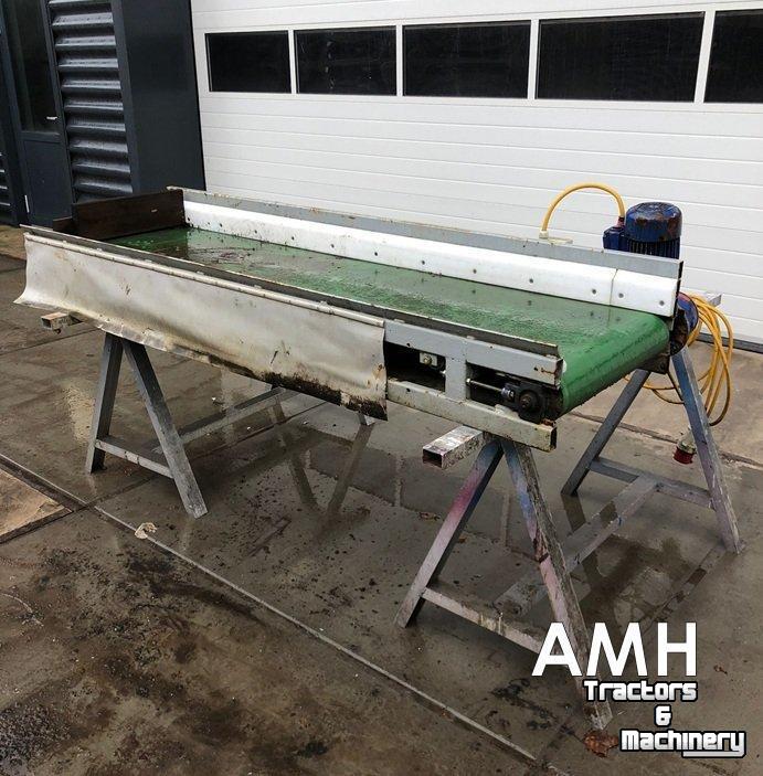 Convoyeur  2200X600 TRANSPORTBAND VLAKKE BAND FLAT BELT CONVEYOR BELT FLACHBAND FÖRDERBAND