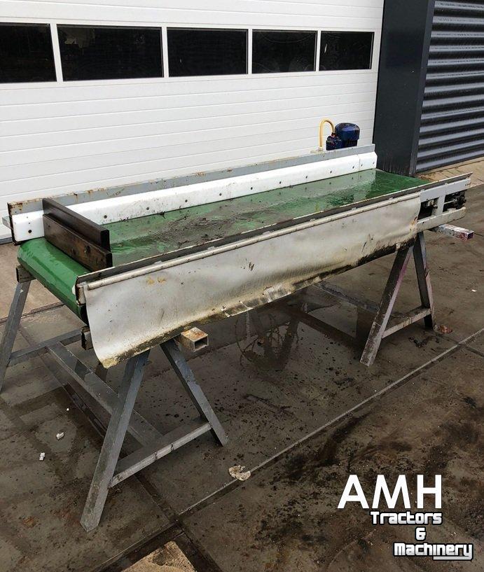 Convoyeur  2200X600 TRANSPORTBAND VLAKKE BAND FLAT BELT CONVEYOR BELT FLACHBAND FÖRDERBAND