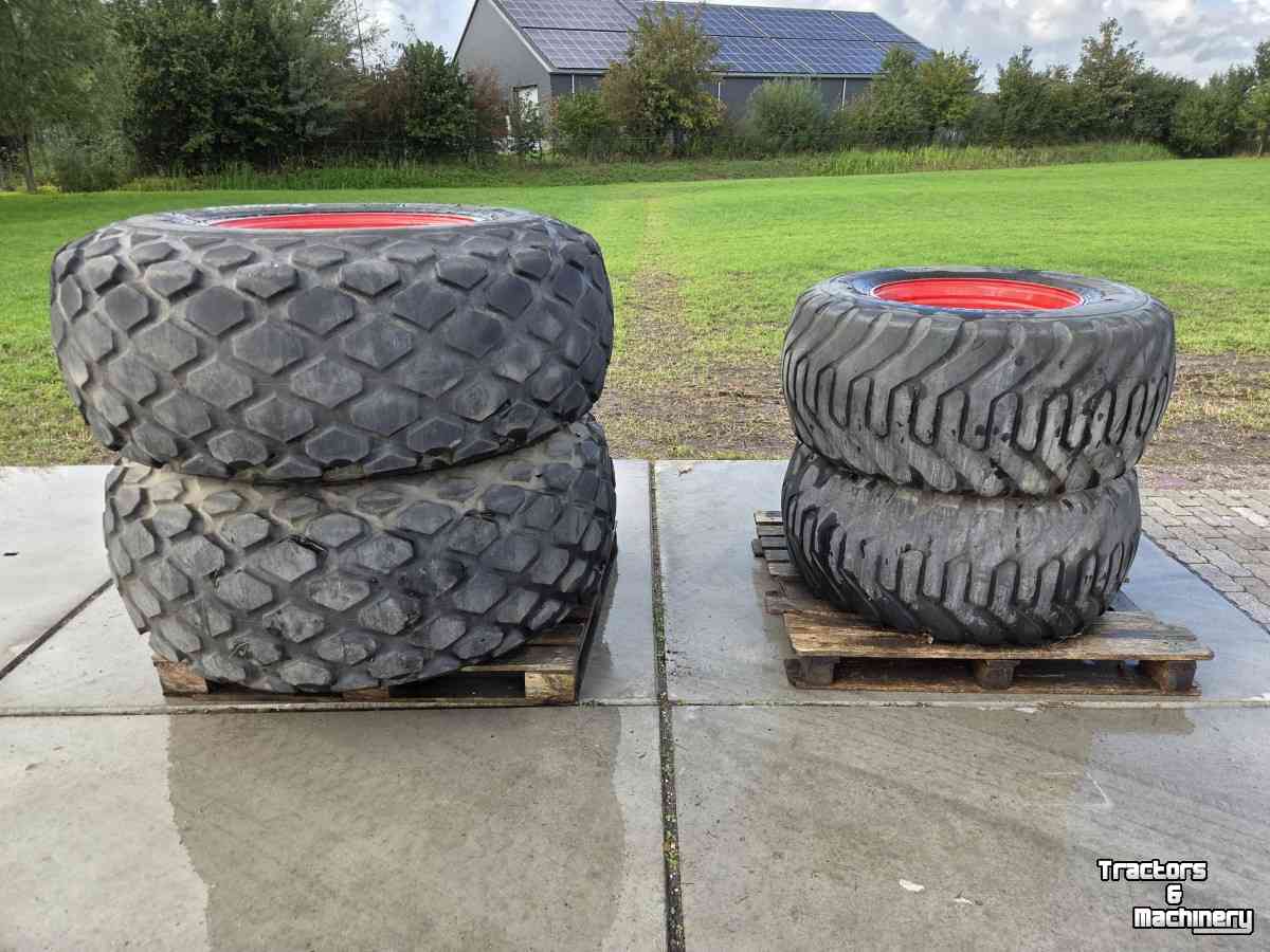 Roues, Pneus, Jantes, Barillets Jumelage Alliance 23.1-26 12PR, +500/60-22.5