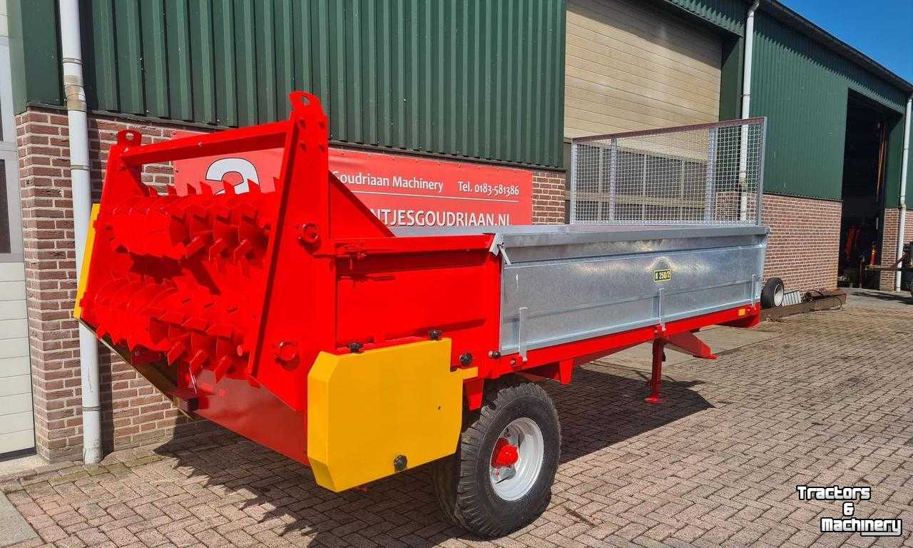 Epandeur de fumier  RolTrans RT N 250/2 Mestspreider Meststrooier