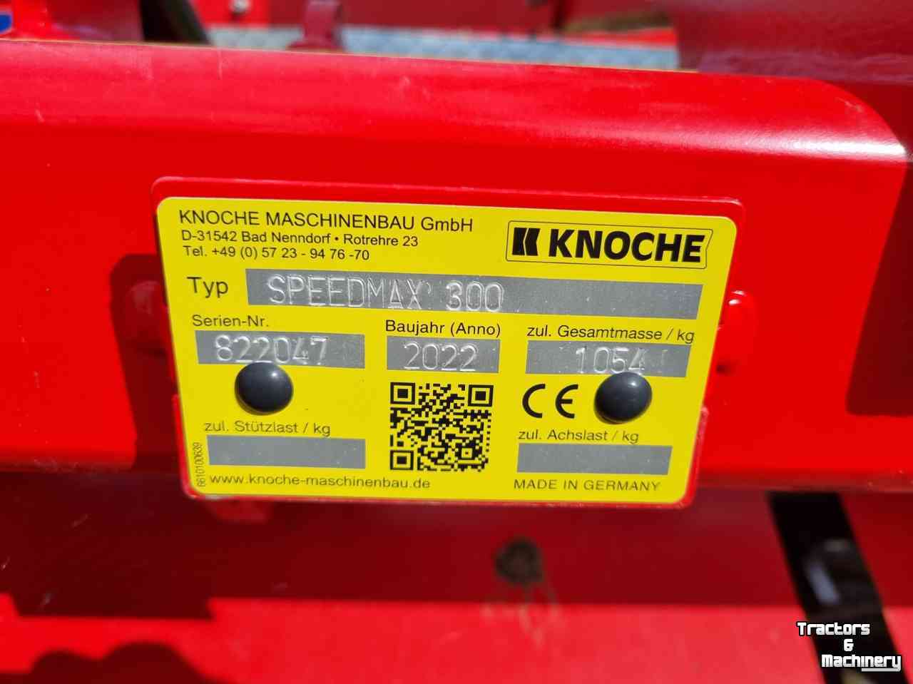 Rouleau destructeur Knoche Speedmax 300